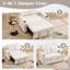 2 Seater Linen Sofa Bed-133077741