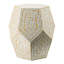 Tabouret Hexagonal Capes Capiz