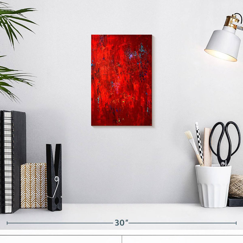 Avery Red I, 12" H x 8" W