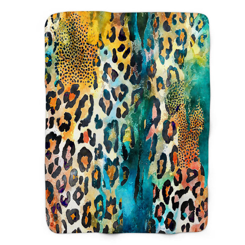 Leopard Habitat - 1 Piece Blanket, Twin