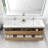 72'' Double Bathroom Vanity with Acrylic Top-2046926155
