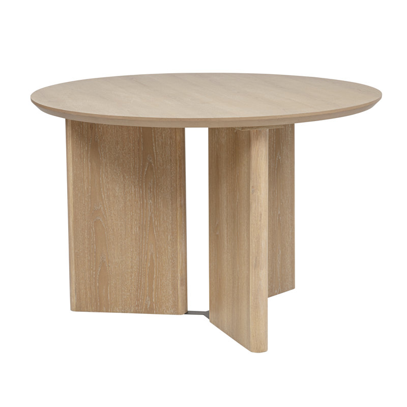 Navassa Hartsville 46" Round Dining Table, Brown