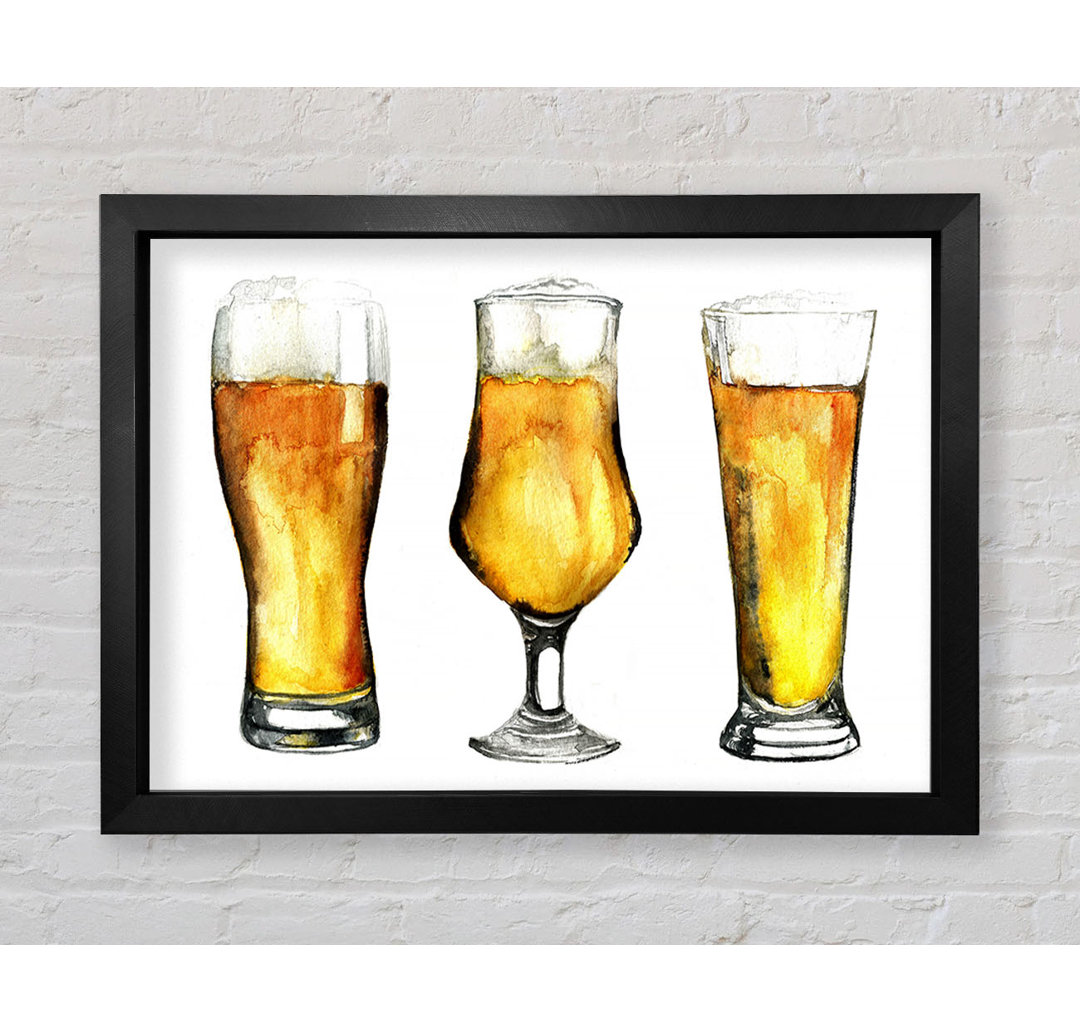 Beer Time 2 - Einzelne Bilderrahmen Kunstdrucke