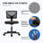 Office Set: Mesh Office Chair And Electric Standing Desk-114530667