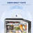 4.5 Cu Ft Mini Fridge with Freezer, Wheels, Refrigerator-108508124
