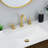 Bathroom faucet with 360 degree turn spout-115827447