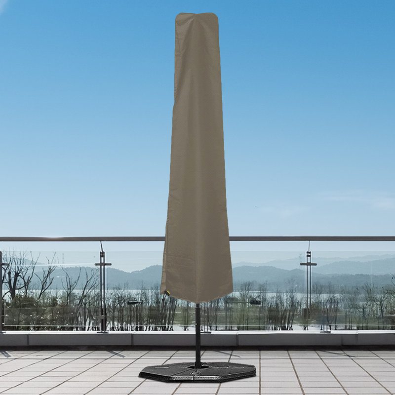 Alyah Patio Umbrella Cover, Waterproof 1000D PVC-Coated UV & Tear-Resistant Patio Umbrella Cover with Drawstrings, Blissun Umbrella