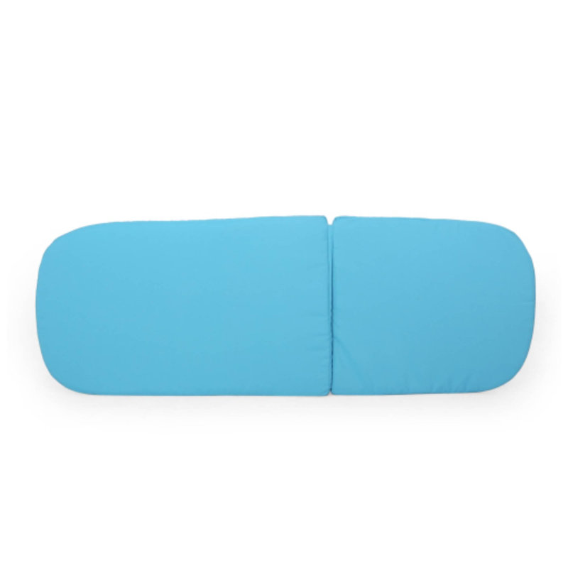 Coussin de chaise longue bleu, 2, Bleu