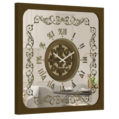 Giovani Manufactured Wood Wall Clock