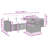 Vidaxl Garden Sofa Set Black