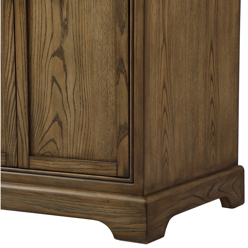 Ensemble de meuble-lavabo double 72 po Hermes, Bois flotté, Blanc de Carrare