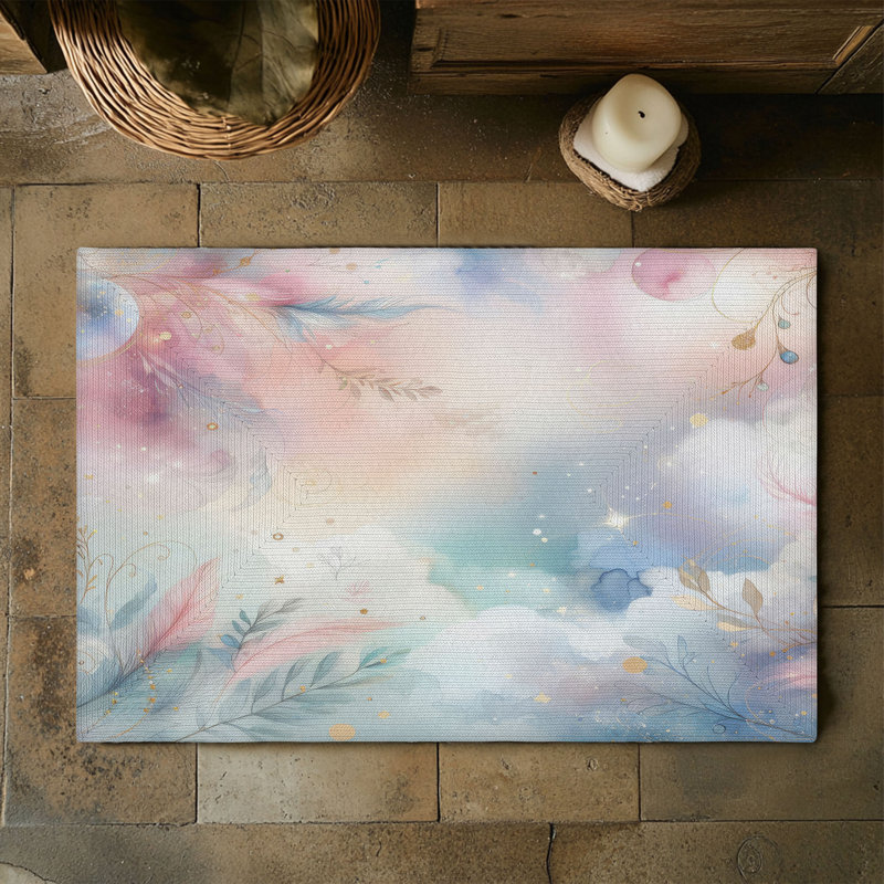 Tapis tressé Whimsical Splash, Rectangulaire 3 pi x 5 pi