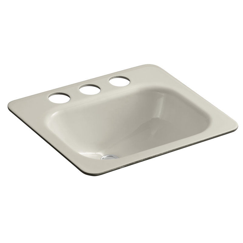 Tahoe Metal Rectangular Undermount Bathroom Sink with Overflow, Sandbar