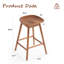 Tabouret de bar en bois massif Danel-927250379-927250421