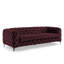 Ghaleb 237Cm Velvet Square Arms Sofa-639926111-639926105