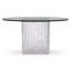 Arctic Round Glass Dining Table