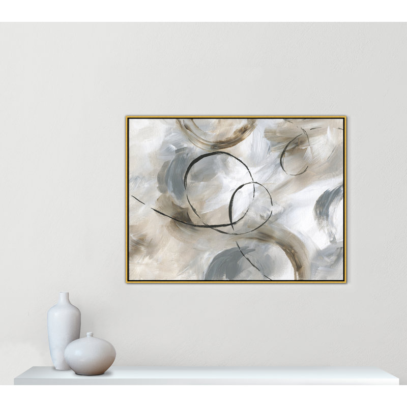 Allegro Print par Nan, Or, H 37,5 po x l 49,5 po x P 2 po
