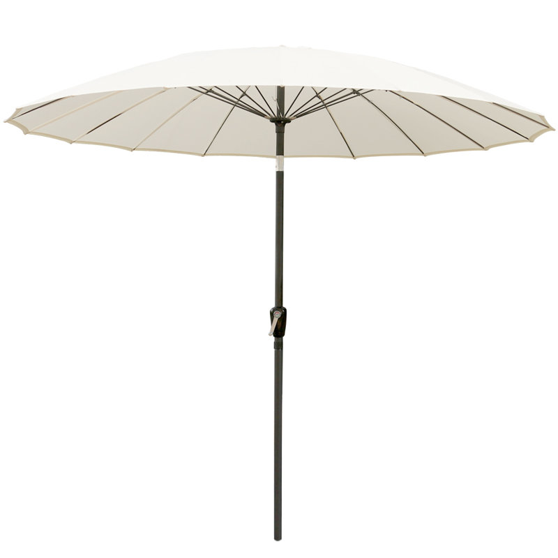 Richey 2.7m Fibreglass Parasol, Cream
