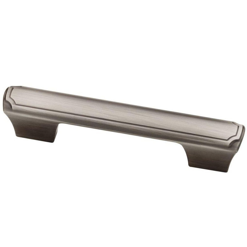Poignée double 3 "ou 3-3 / 4" Athènes Theo, Argent héritage