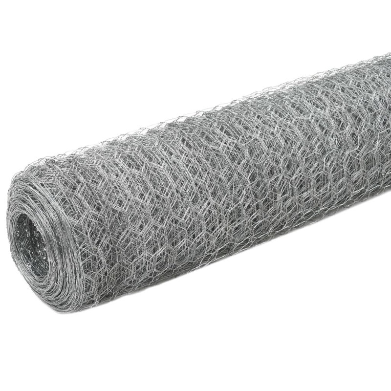 Clôture en acier galvanisé Iredale, H 3,9 pi x l 82 pi, Argent