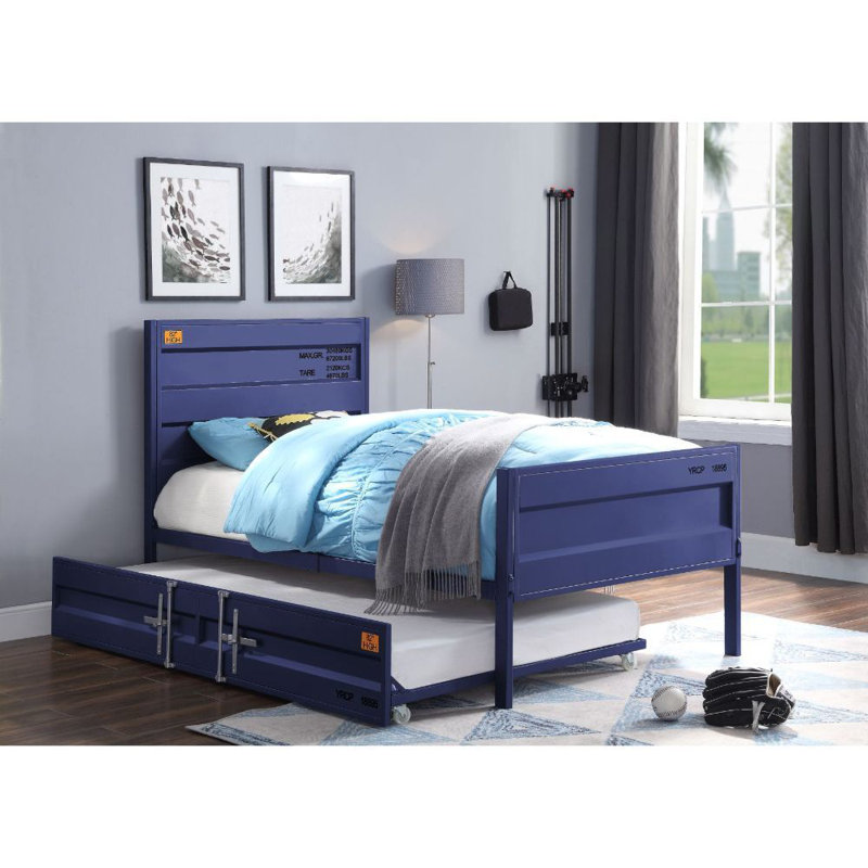 Lit gigogne Hubbert, bleu