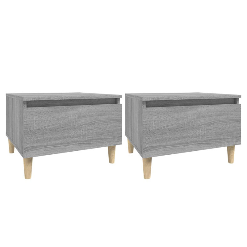 Rolande Side Table Set, Grey Sonoma
