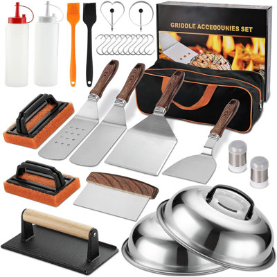 Stainless Steel Non-Stick Dishwasher Safe Grilling Tool Set