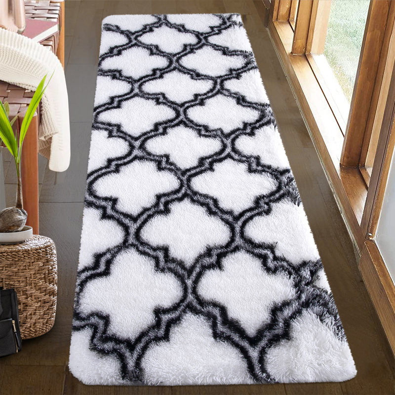 Tapis avec envers antidérapant Jeconiah, Tapis de couloir 2 pi x 6 pi
