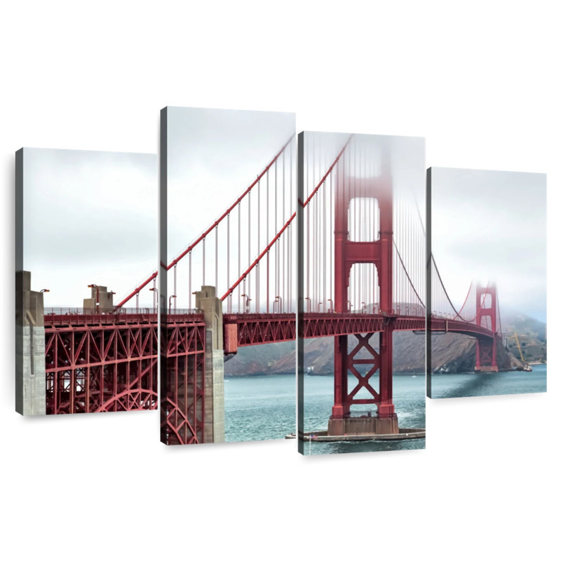 Brume orageuse Lilie Golden Gate Bridge