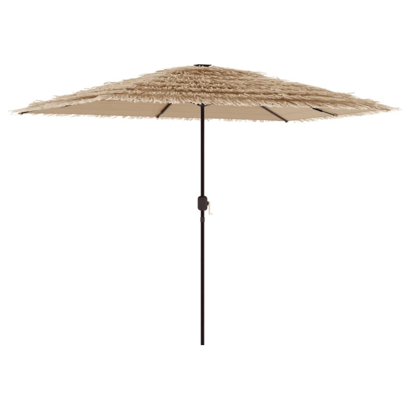 Beach Parasol, Brown, white and pink, 250cm H x 300cm W x 200cm D