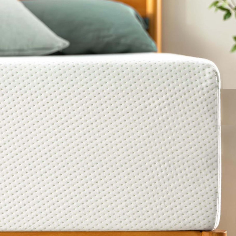 6 matelas en mousse à mémoire de forme avec thé vert, 6", Lit double
