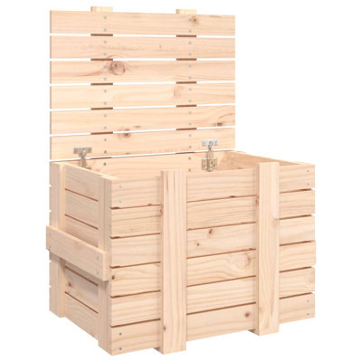 Marlow Home Co. Ulti 58cm W Pine Solid Wood Deck Box