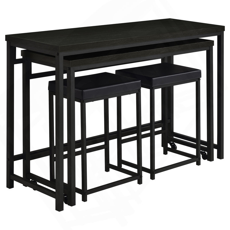 Ensemble de tables 4 pièces à hauteur de comptoir Klekner