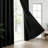 Grommet Top Blackout Room Darkening Curtains, Solid Thermal Insulated Polyester Window Curtain Set, 2 Panels-264609307-264609300-259254592