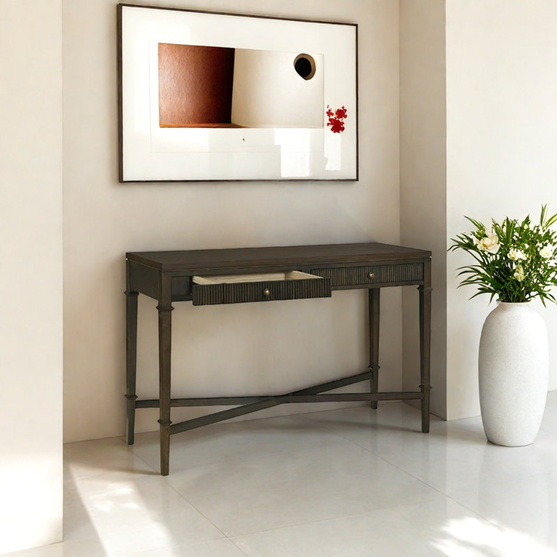 Console rétro avec tiroirs
