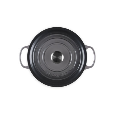 Le Creuset Signature Enameled Cast Iron Deep Round Dutch Oven 6.5 Qt., Oyster