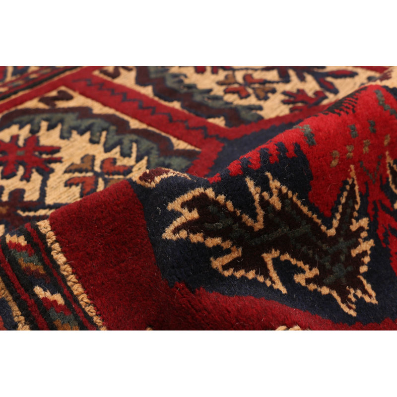 Tapis rouge tadjik 3 pi 1 po x 4 pi 9 po