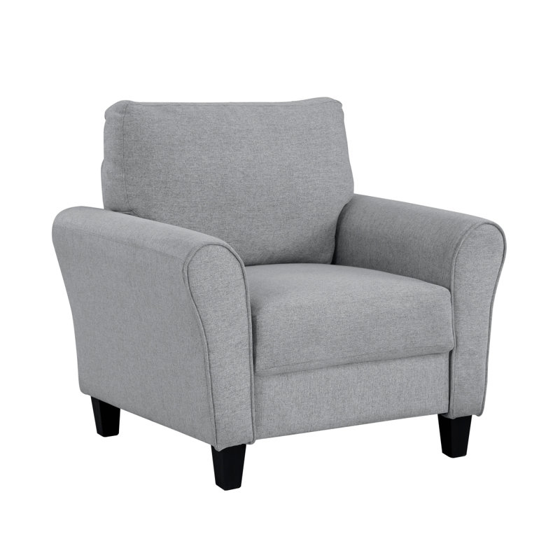 Meuble de salon transitionnel moderne 1pc, Gris foncé