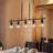 Aaziyah 5-light Modern Kitchen Island Linear Pendant Light With Clear Globe Glass Shades-1378581273