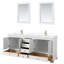 Ensemble de meuble-lavabo double 80 "avec miroir Deborah-80209517-23113251