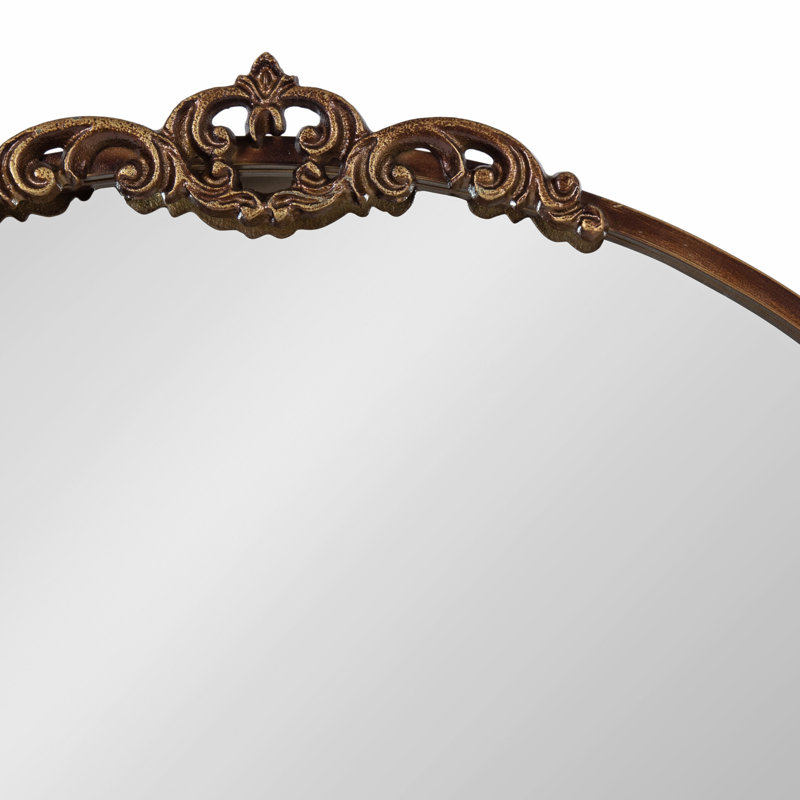 Christany Metal Mirror, Bronze, 32" x 30"
