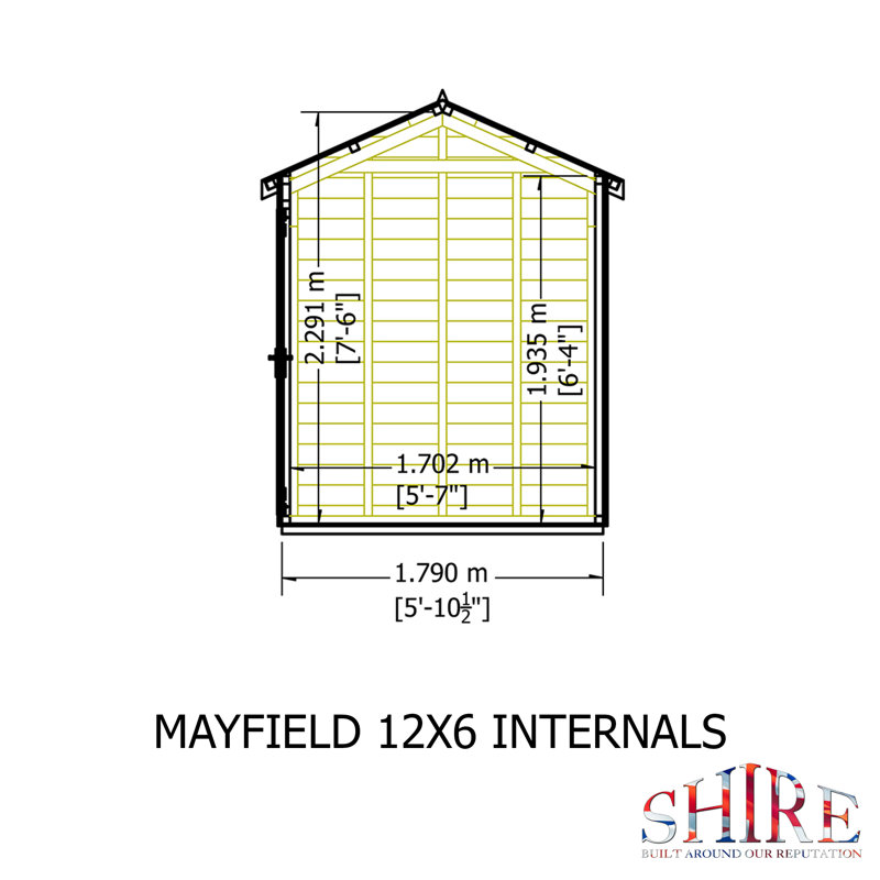 Mayfield 12 x 6 Ft. Summer House