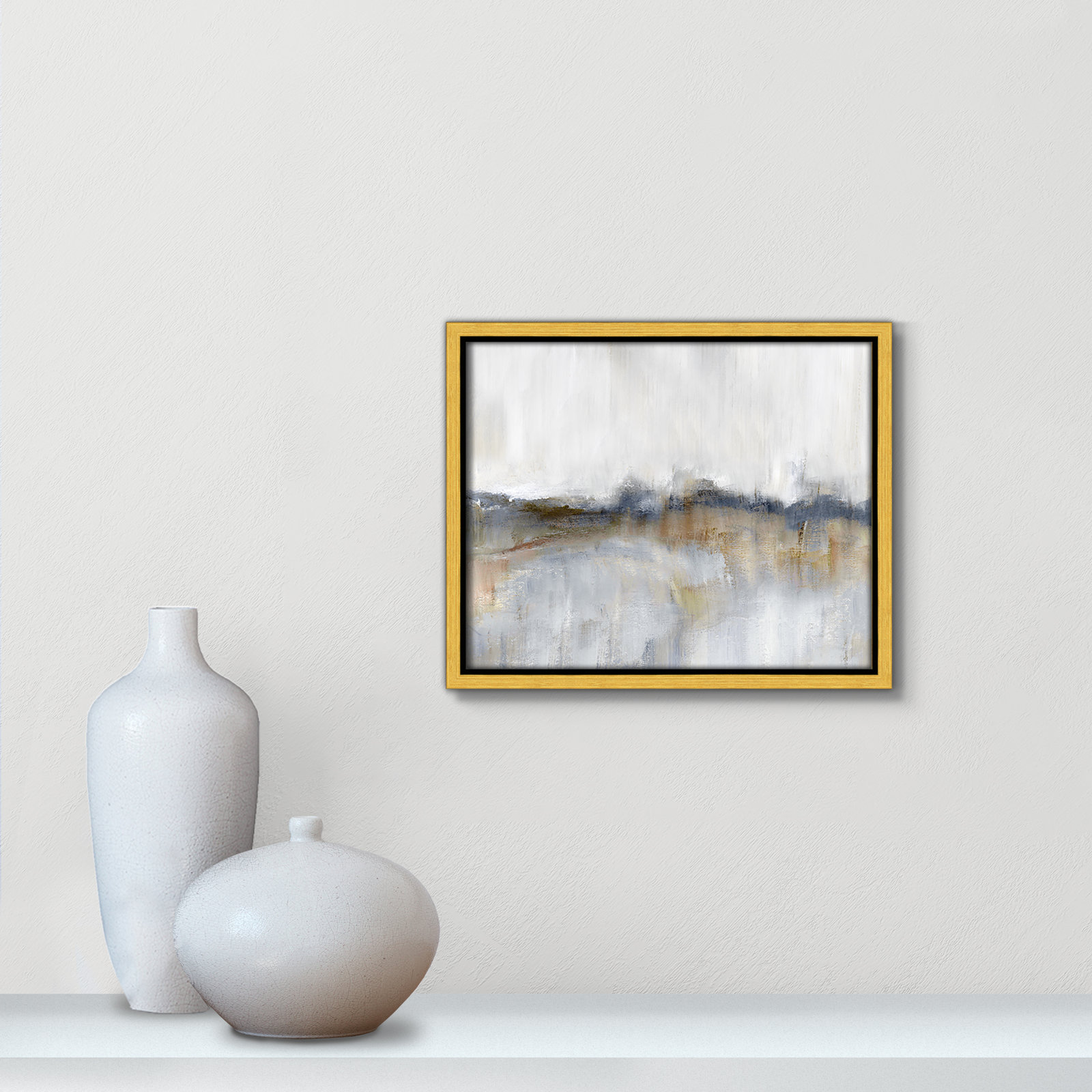 Autumnal Tide Print by Nan, 9.5" H x 11.5" W, Gold