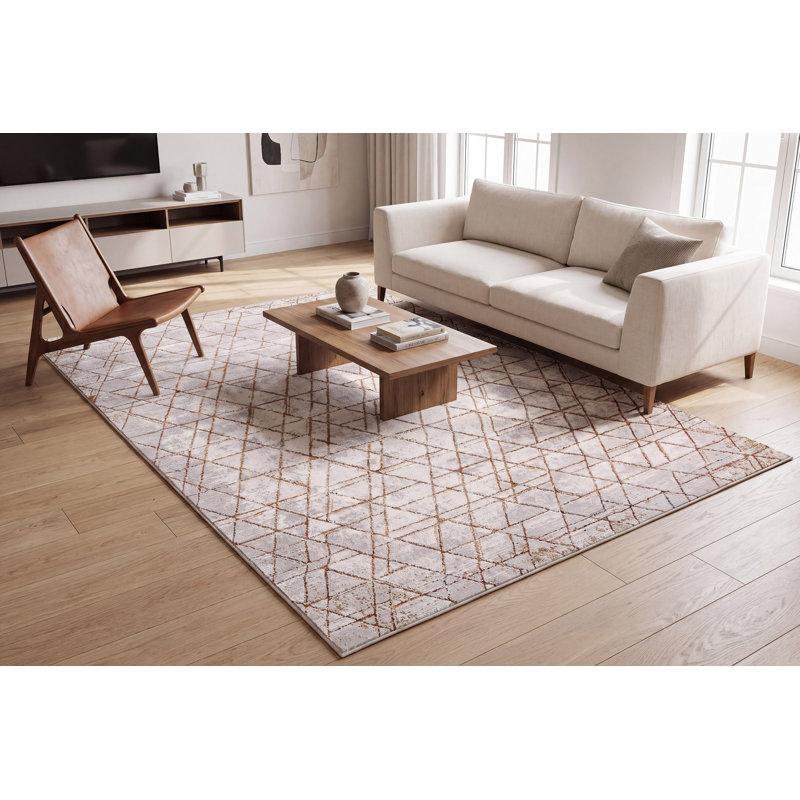 Geometric Rug, Rectangle 7'10" x 10'