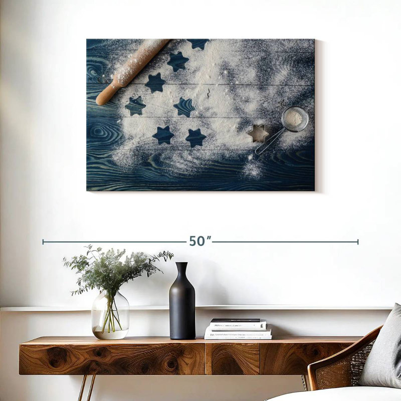 Étoiles sur la farine, H 24 po x l 36 po