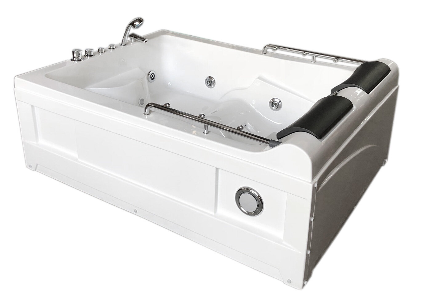 Lulu 68.11'' x 52.36'' Plastic / Acrylic Bathtub with Faucet
