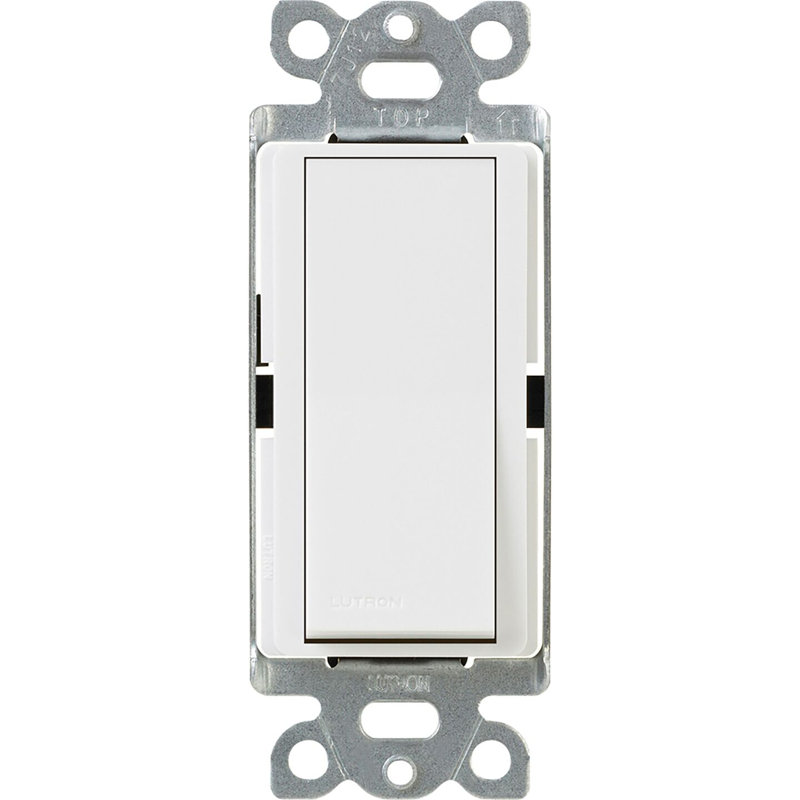 Interrupteur à usage général 4 voies Lutron Claro CA-3PS-AL, 15A, 120 / 277v, amande