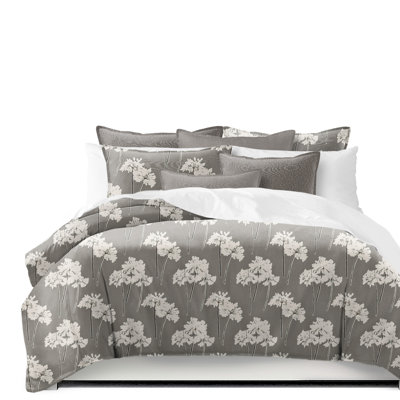 Sunny Vale Mocha Standard Cotton 3 Piece Comforter Set