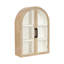 Armoire arquée en bois pour rangement mural-818859947
