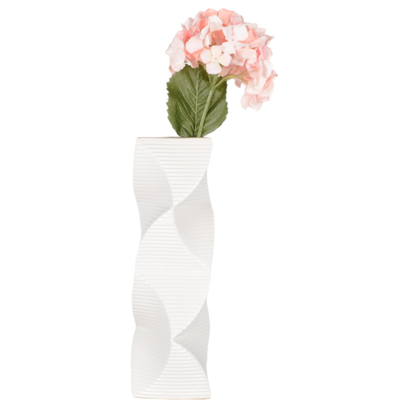 Handmade Ceramic/Porcelain Table Vase, Overall Height- 16"